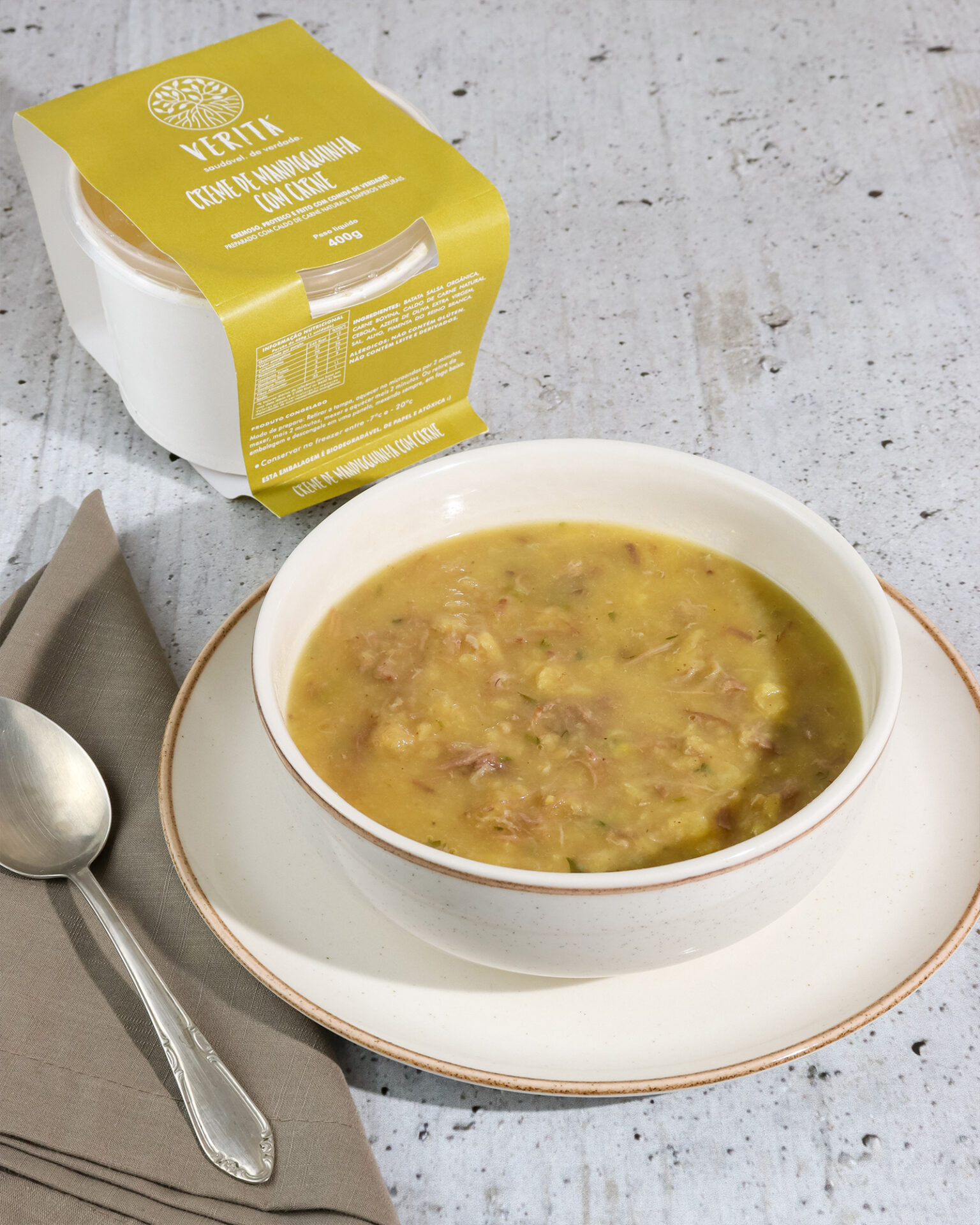 Creme de mandioquinha com carne (2)