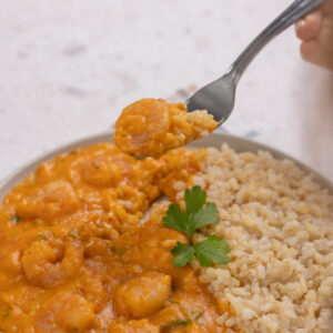BOBÓ DE CAMARÃO COM ARROZ CATETO INTEGRAL
